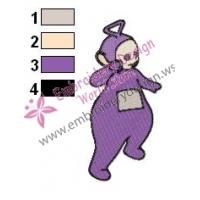 Teletubbies Tinky Winky Embroidery Design 05